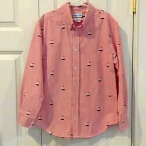 Kelly’s Kids Boys Seersucker Shirt